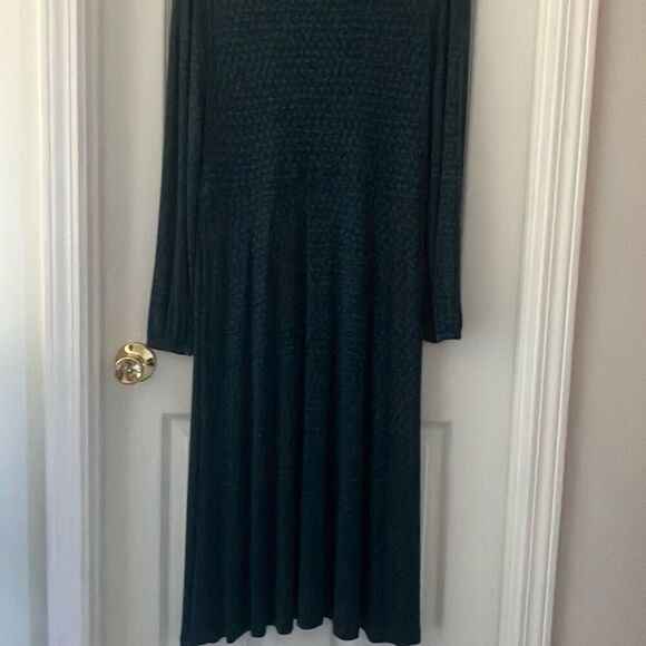 Boden Camille Jersey Midi Dress Size 12 Regular Green Blue Midi - Picture 3 of 8
